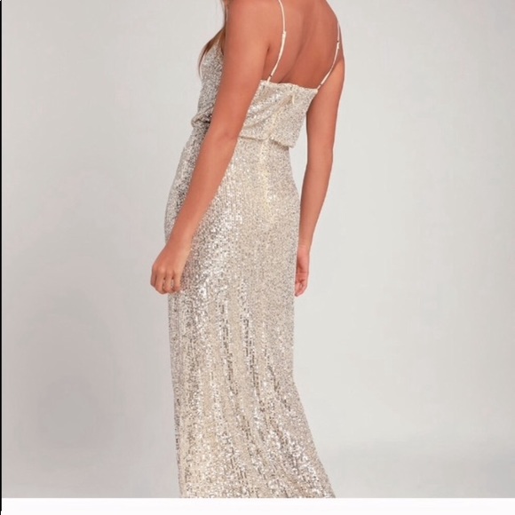 Pipita Sequin Sleeveless Maxi Dress